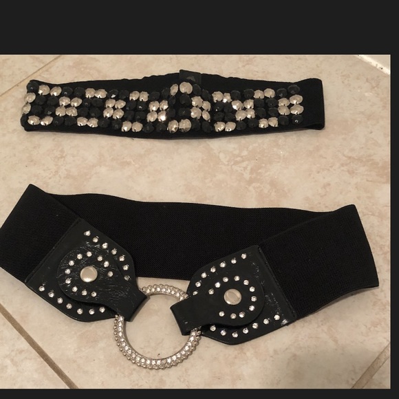 Women fashion black belts - Picture 3 of 3